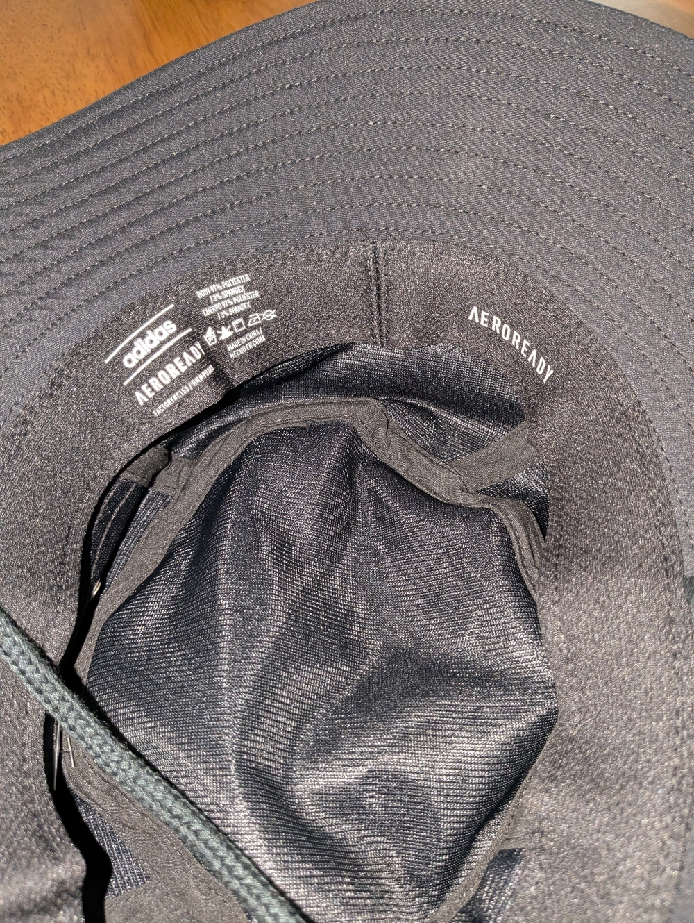 Adidas Black UPF 50 Aeroready Bucket Hat - Picture 3 of 3